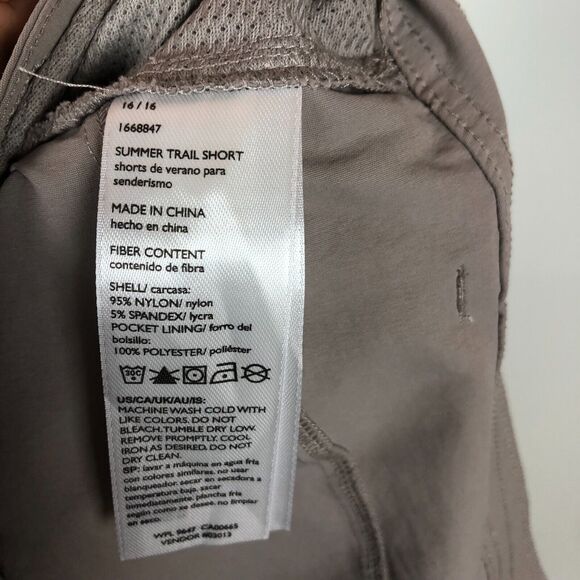 Eddie Bauer Summer Trail Tan Cargo Shorts Hiking Women's Size 16 - Picture 7 of 9